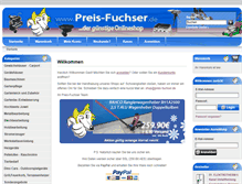 Tablet Screenshot of preis-fuchser.de